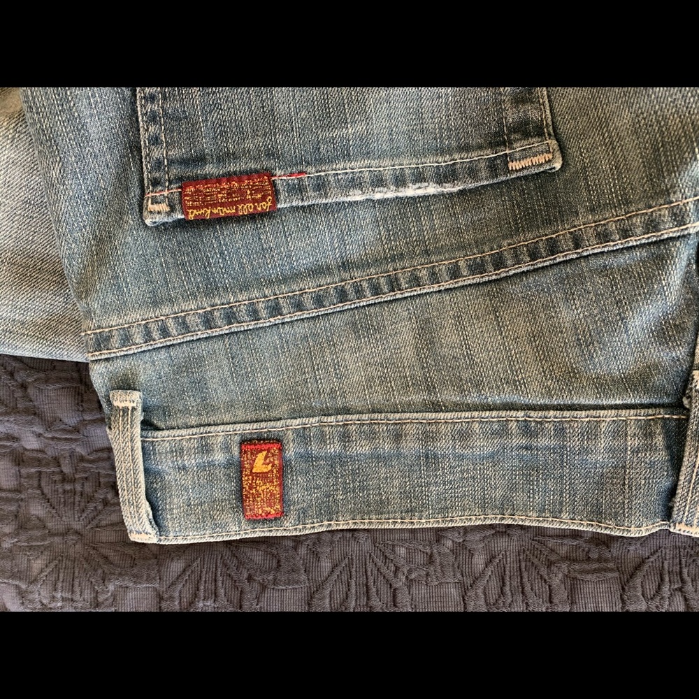 7 of all man kind straight leg jeans